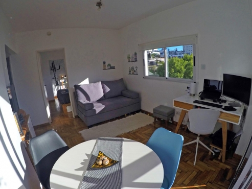 Imperdible depto. 2 ambientes, 2 balcones, depto. inteligente - 34 m²