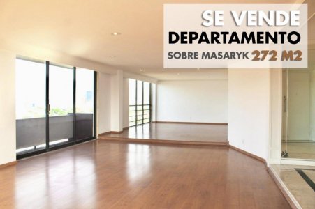 Se Vende Espacioso Departamento Sobre Masaryk